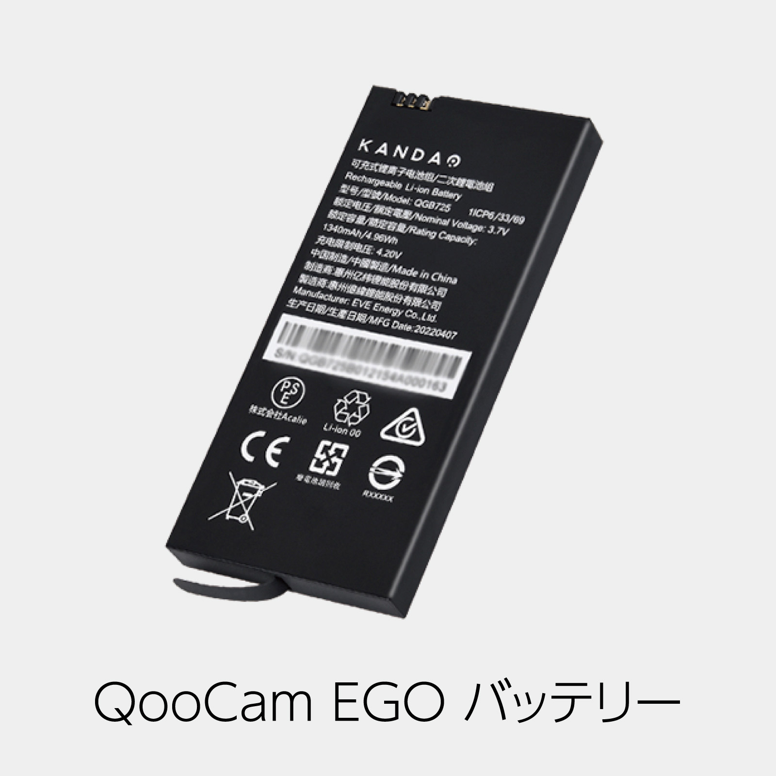 QooCam EGO 3Dカメラ KANDAO 自撮り棒付き-