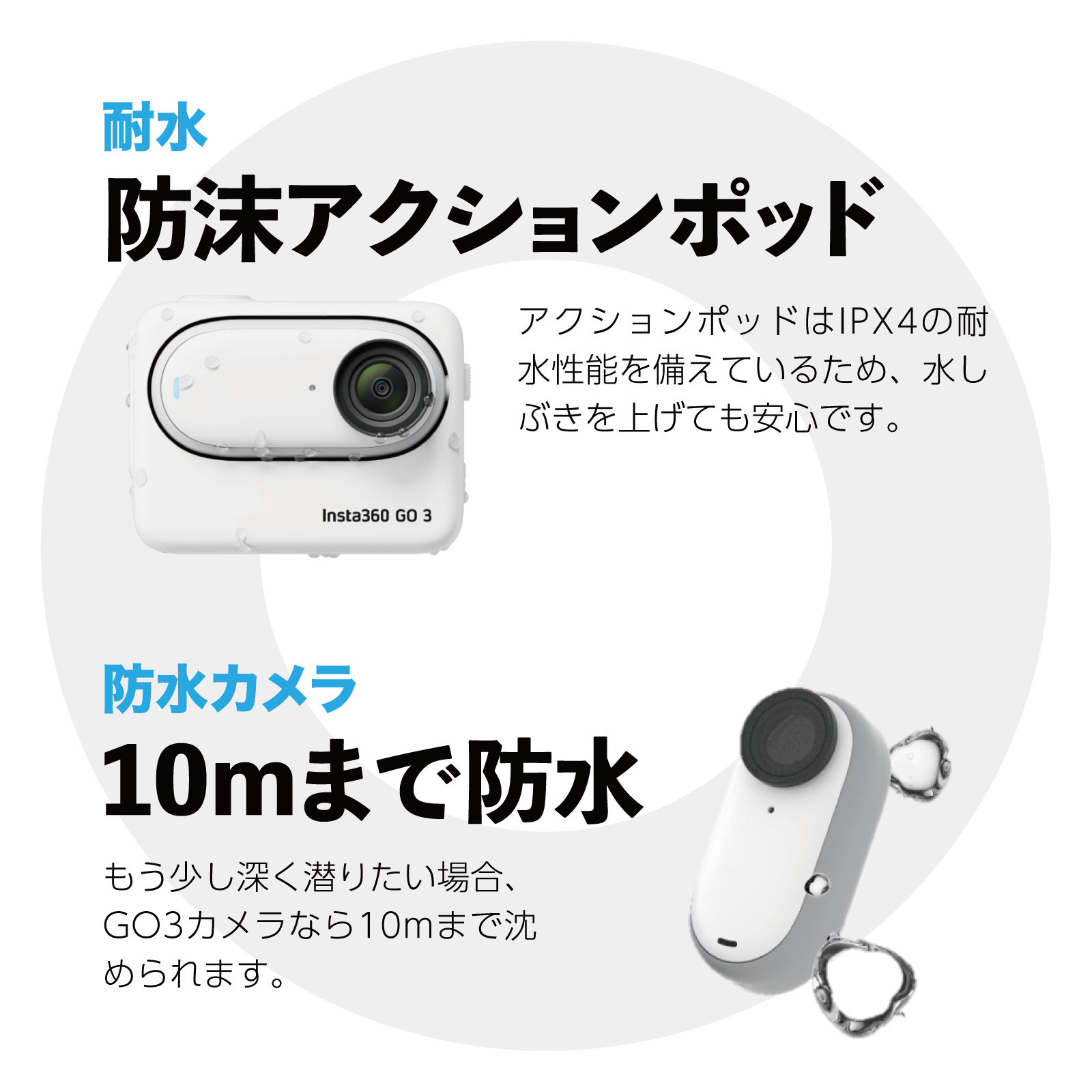 Insta360 GO 3 64GB 最新型 アクションカメラ