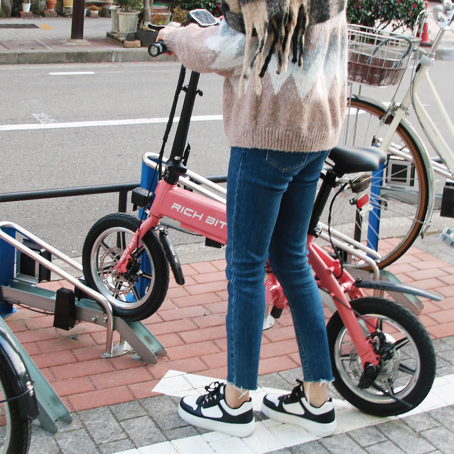 特定小型原付 自転車型 電動バイク RICHBIT CITY 免許不要 / 通販 