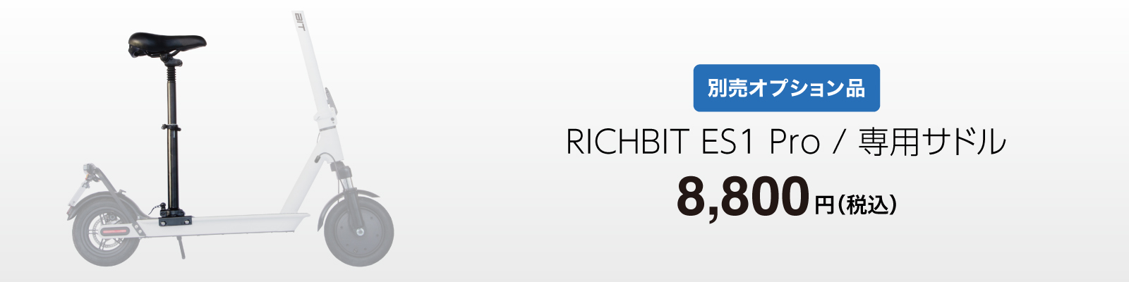 電動キックボード RICHBIT ES1 Pro 特定小型原付モデル