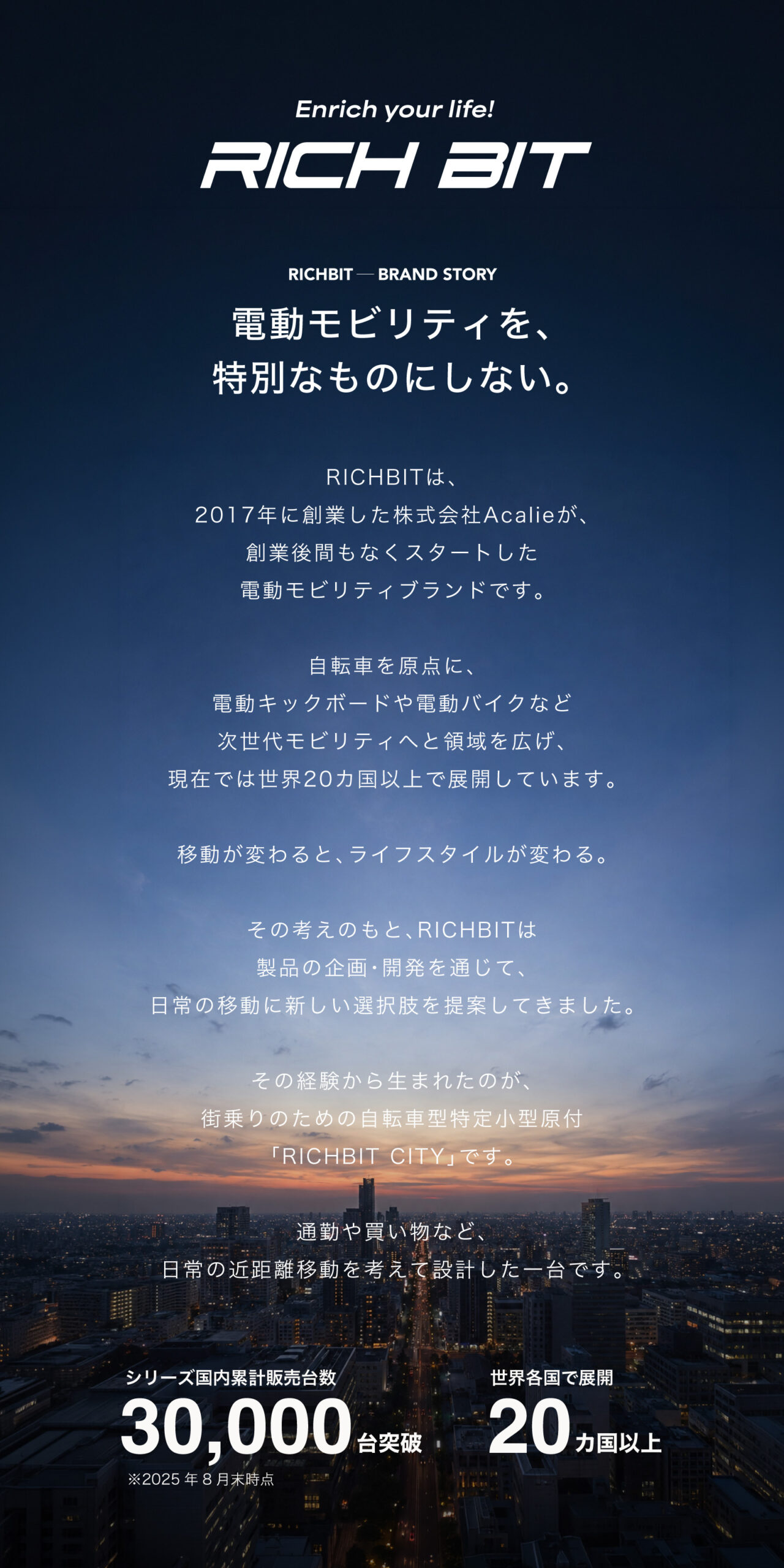 RICHBIT CITY 商品情報